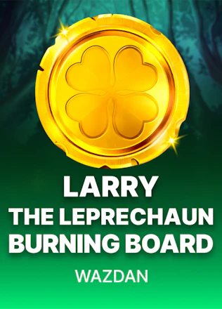 Larry the Leprechaun Burning Board